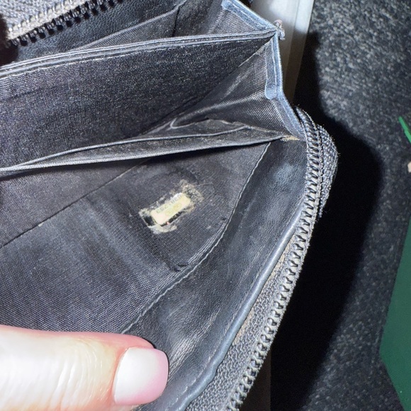 Authentic CHANEL Black Leather Wallet - Picture 9 of 12